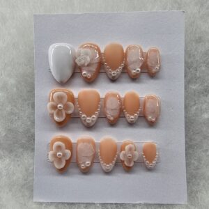 Fleur de Peau - Ongles Press-On Artistiques