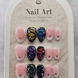 Butterfly Dreams - Ongles Press-On Artistiques
