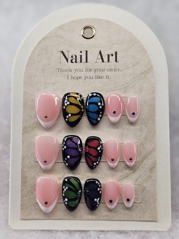 Butterfly Dreams - Ongles Press-On Artistiques