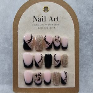 Velours Doré - Ongles Press-On Artistiques